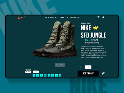 Nike- Cart design adidas advertising app app design branding clean ui fashion graphic design nike nike shoes web design