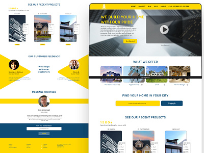 Real Estate Company UI Design