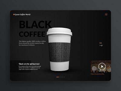 Coffee || Product UI graphic design logo design ui design ux design web design
