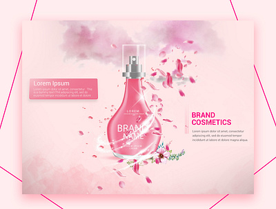 Beauty Cosmetic Manipulation advertisement advertising banner design behance project branding graphic design manipulation photoshop