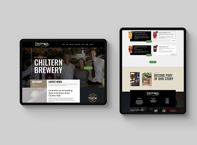Brewery Website Concepts concepts responsive web web design web development