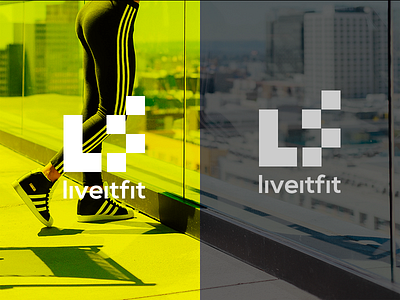 LiveItFit Branding Concept branding logo design