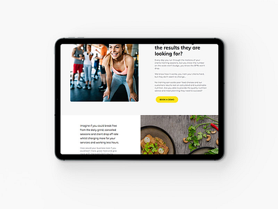 Nutrition platform website project