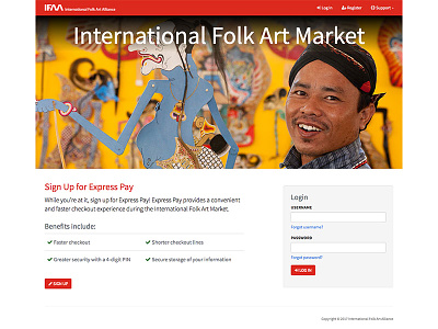 IFAA Market Home Page folk art markets ifaa