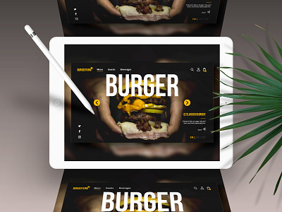 Premium One Page Restaurant Template_Free Download ambience apple applepencil banners design free imagination psd typography ui web