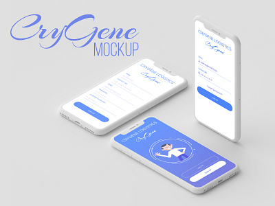 CryGene App Screens viz. Login/Signup ads app apple applepencil branding dailyui design free illustration imagination psd typography ui ux vector