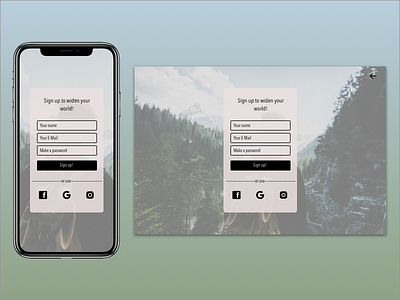 Sign up daily ui log in sign up ui ux