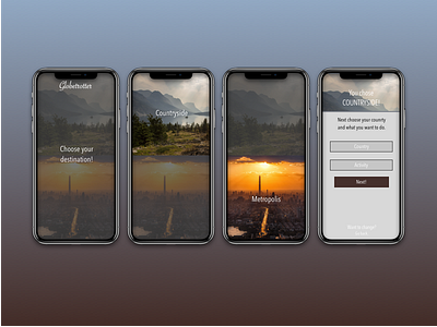 Globetrotter #1 app design new ideas ui