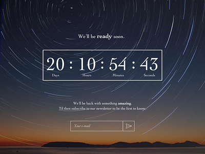 Countdown countdown daily ui design