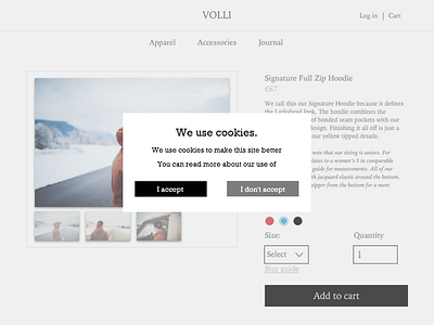 Pop-up daily ui edobe xd minimal pop up