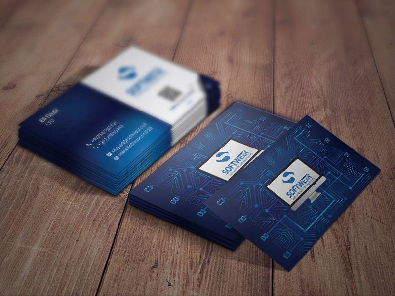 Business Card Design by Bharat Bhushan on Dribbble