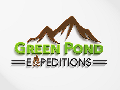 Green Pond Expeditions Logo Design designerbharat graphic designer logo logo design