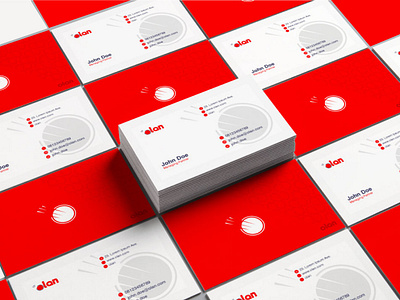 Olan branding branding and identity business card visual identity