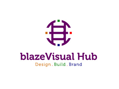 BlazeVisual Hub Identity blazevisual brandidentity branding branding and identity identity logo logo design