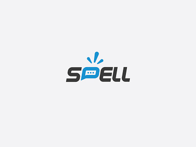 Spell chat icon logo logotype logotype design popup popup animation simple spell