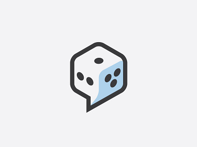 Random Chats #2 chat chat app chat box chat bubble domino cube icon logo logo design popup