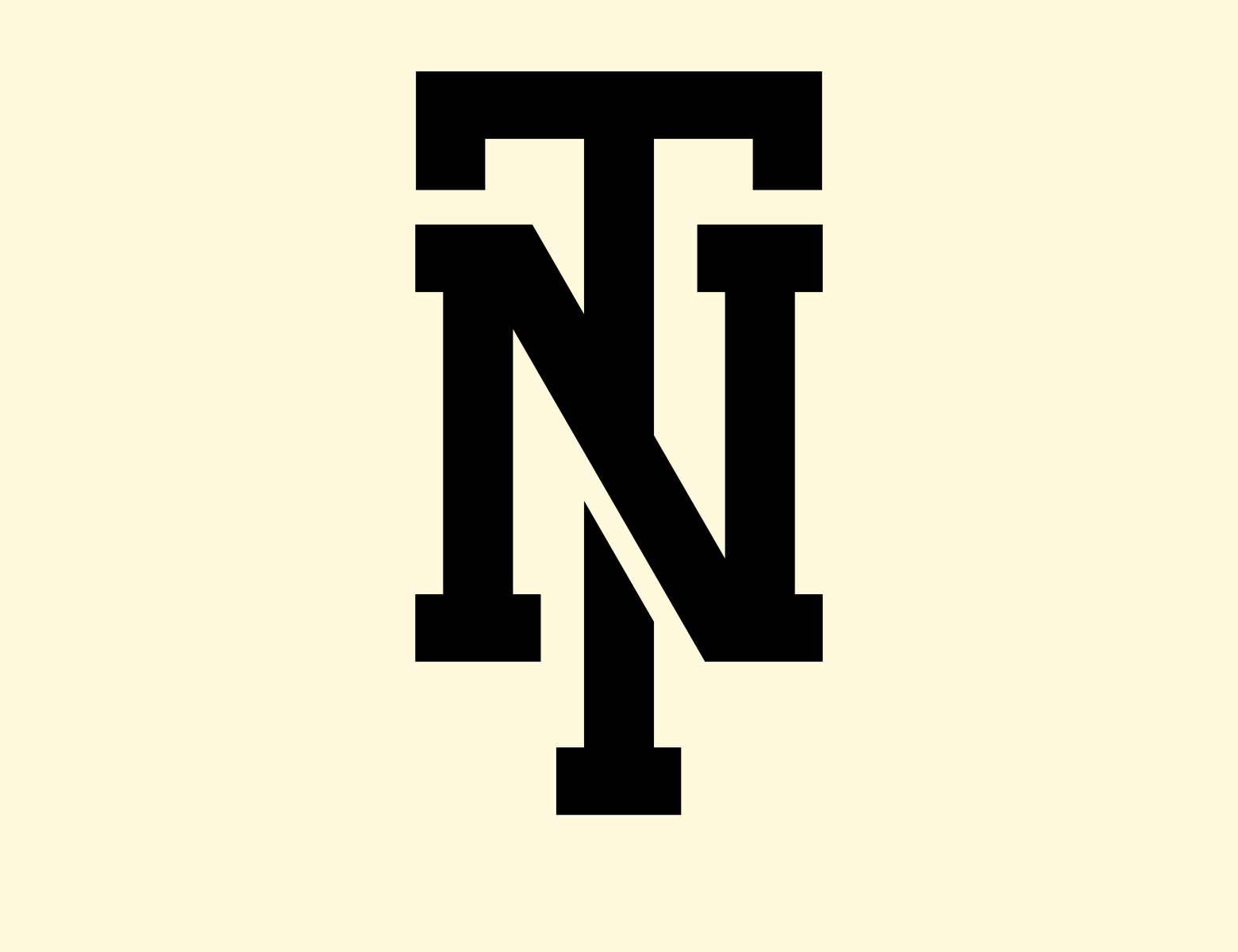NT Monogram logo by Jonathan Waterworth on Dribbble
