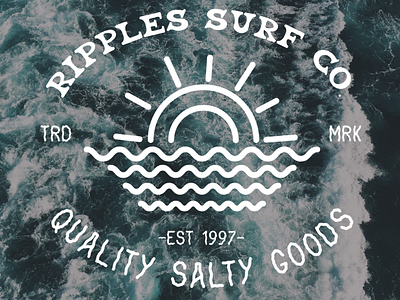 Surf brand builder badge design beach brand identity branding font logo logotype ocean outdoor surf surf brand typeface
