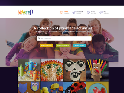 Kidscraft kids ux web