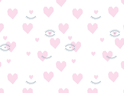 Hearts design eye heart illustration pattern vector