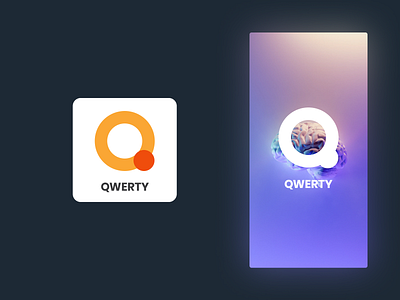 QWERTY branding concept design graphic design illustration logo science vector vk