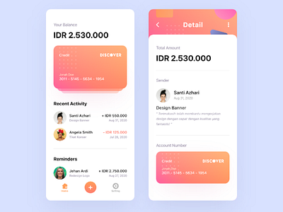 Exploration Banking App uidesign uxdesign dailyui