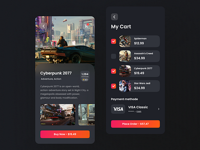 Game Store dailyui design exploration typography ui ui design ux