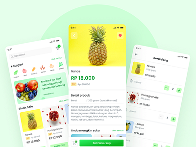 Fruits and Vegetables App dailyui design exploration ui ui design ux