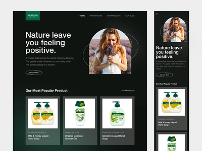 #Exploration Palmolive Landing Page