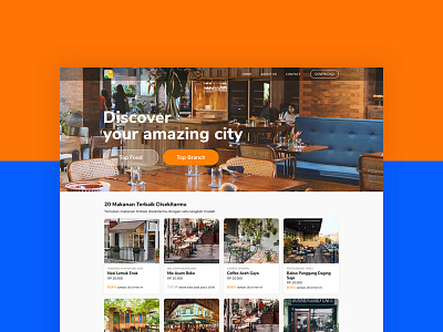 Landing Page Best of The Best Batam ui design ux design website design