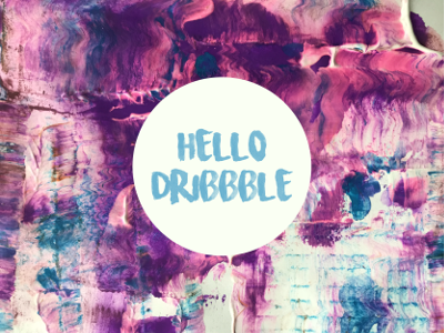hello dribbble brush debut dribble hello paint