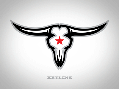 Texas Outlaws Mark athletic brand football fxfl identity logo longhorn mark outlaws sports logos texas