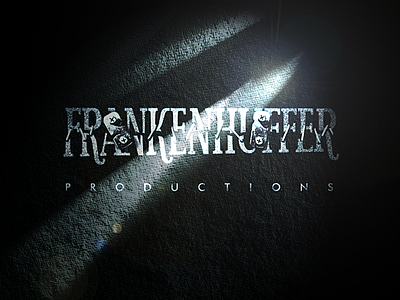 Frankenhuffer Productions brand identity entertainment film frankenhuffer frankenstein logo logo mark logotype wordmark