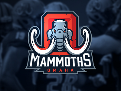 Omaha Mammoths Identity brand identity football fxfl logo mark logotype mammoths omaha sports logo sports logos