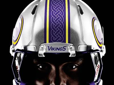 What's the deal with these Minnesota Vikings helmet designs