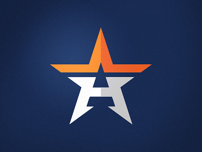 Houston Astros Concept astros baseball branding houston logo monogram sports branding sports logo