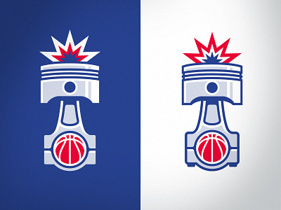 Detroit Pistons Fun basketball brand branding detroit identity logo logo mark nba pistons sports sportslogo