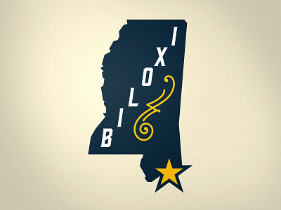 Biloxi Bluegrass Secondary Mark b banjo biloxi bluegrass brand branding hockey logo monogram sphl sports sports logo