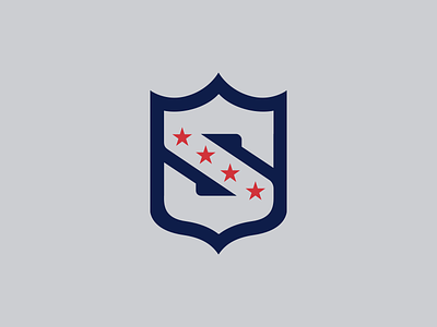 NFL Superpower Workshop Logo badge brand design identity logo logo mark los angeles monogram nfl shield sports sports logos superhero typography workshop