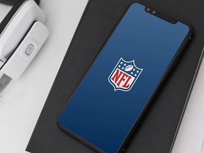 NFL Mobile App Launch animation football graphic design mobile mobile app motion nfl splash typography ui ux design