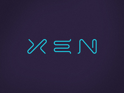 Xen Brand accessories brand brand identity design logo logotype mobile sci fi science wordmark xen zen