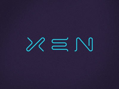 Xen Brand accessories brand brand identity design logo logotype mobile sci fi science wordmark xen zen