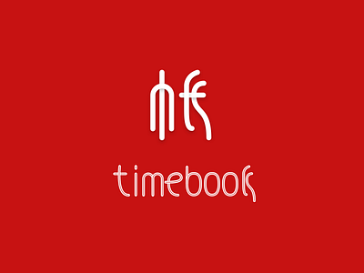 Timebook branding logo type