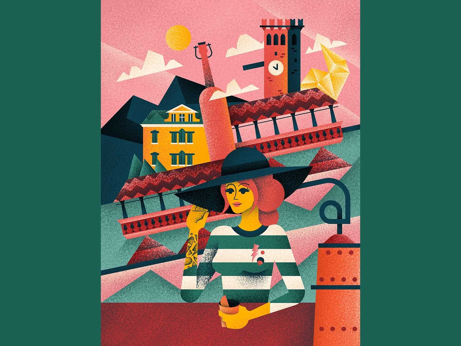 Bassano del Grappa by Alessandro Nicoli on Dribbble