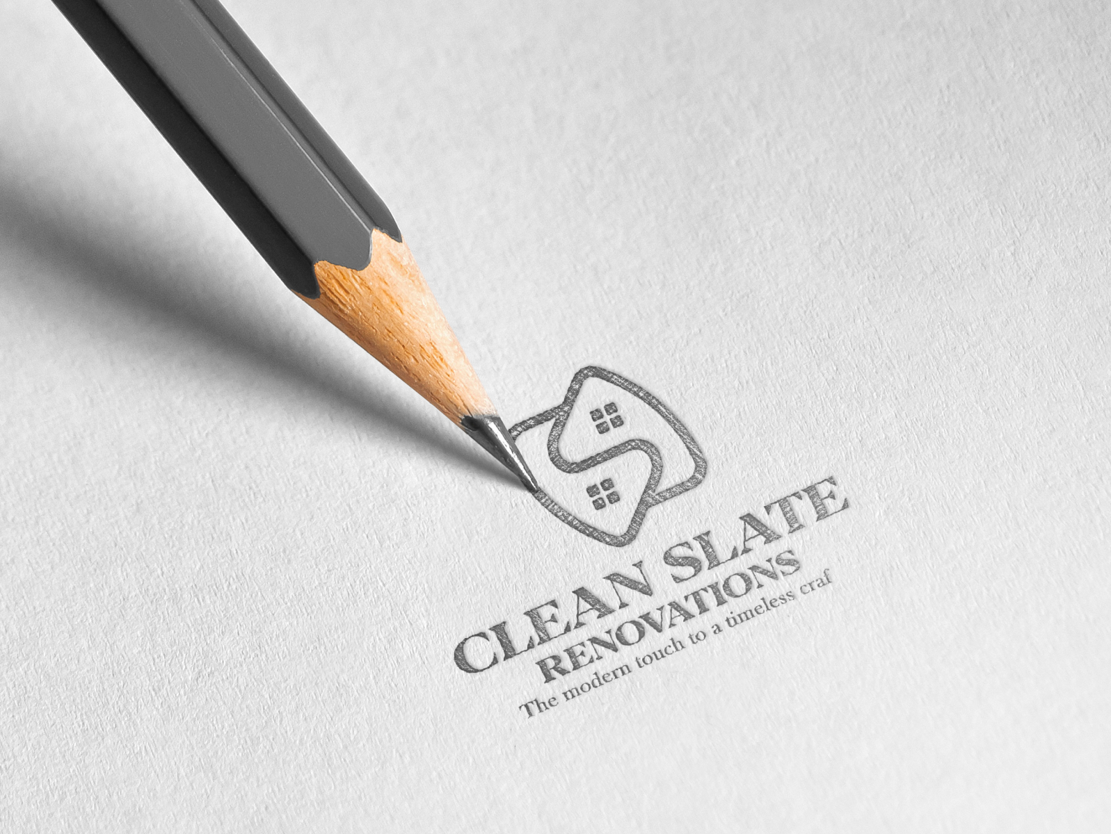 Clean Slate Renovations - Logo By Graphicever On Dribbble