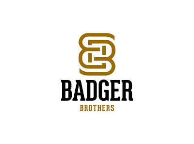 BADGER Brothers - Logo Design design flat graphicdesign graphicdesigner graphicever icon illustration logo logo design logodesign logos logotype minimal modern simple simple design simple logo simplicity simplistic vector