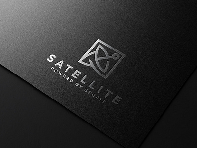 SATELLITE - Logo Design design flat graphicdesign graphicdesigner graphicever icon illustration logo minimal vector