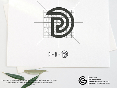 P + D Logo Design