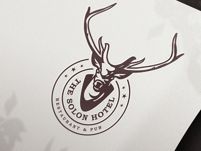 Deer Logo animal branding deer design graphicdesign graphicever icon illustration logo minimal vector