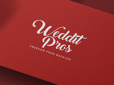 Weddit Pros design icon logo minimal vector